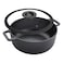 Prestige Cast Iron Casserole with Glass Lid 24cm