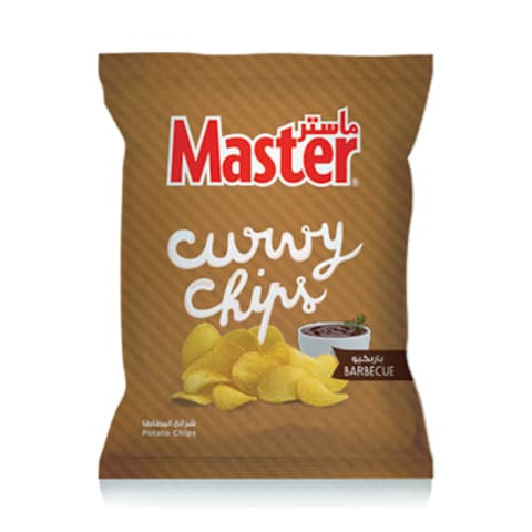 Master Chips Curvy Barbecue 80GR