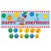 Circus Time Giant Party Banner W/ Stickers 60in X 20in