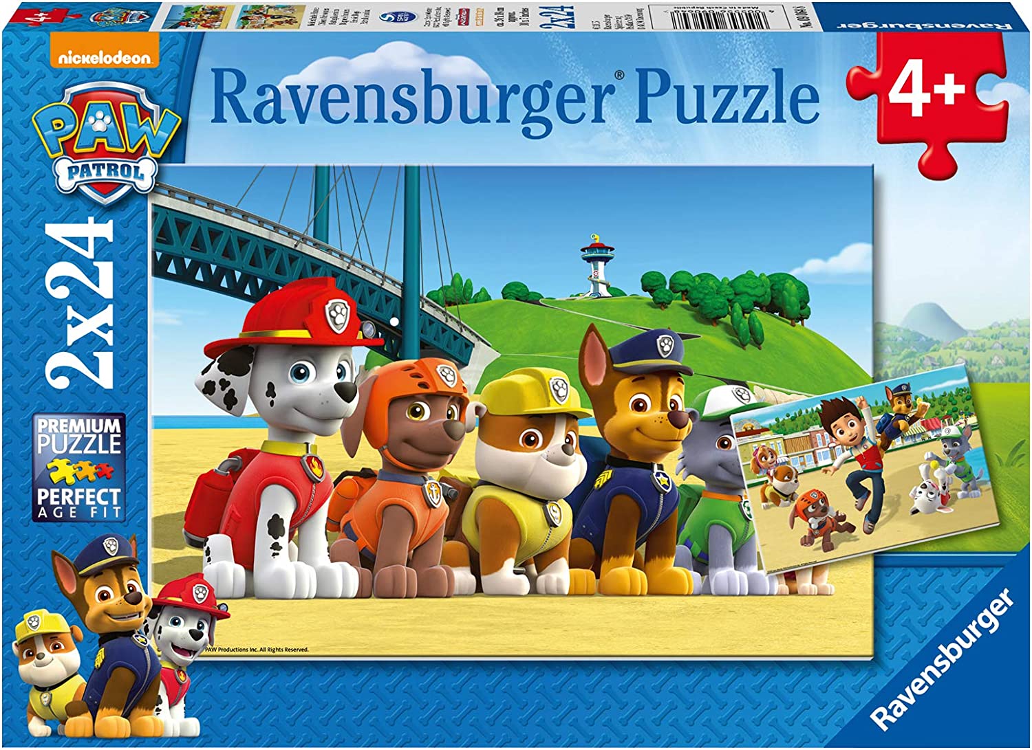 Buy Ravensburger Paw Patrol Jigsaw Puzzle (2 X 24 Piece) Online ...