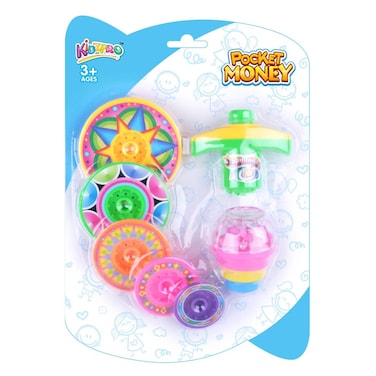 Kidzpro Pocket Money Flashing Top Playset Multicolour