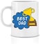 Goldedge Best Dad Personalized Ceramic Sublimation Mug 11 Oz Fully Customized Coffee Mug