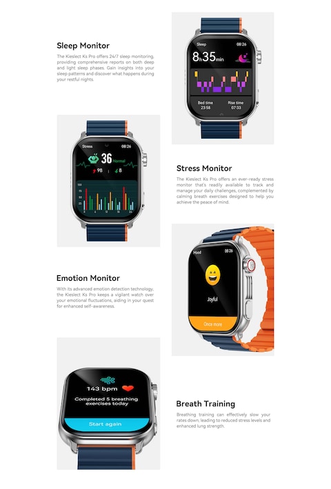 Kieslect Ks Pro Calling Smart Watch Silver
