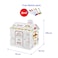 Eazy Kids - DIY Doodle Coloring Kit w/ Set of 6 Sketch Pens - Happy Birthday House