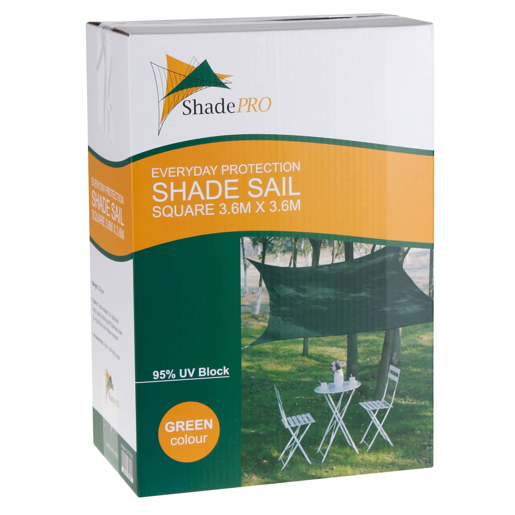 Buy Square HDPE Shade Sail Shadepro (360 x 360 cm) Online | Carrefour UAE