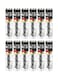 12-Piece Max AAA Battery Set Black/Silver