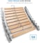 Zober High Grade Wooden Pants Hangers With Metal Clips Grip Smooth Finish Solid Wood 360 Degress Swivel Hook 10 Pack