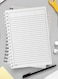 Lowha Spiral Notebook With 60 Sheets And Hard Paper Covers With Dry Land Design, For Jotting Notes And Reminders, For Work, University, School