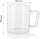 Borosil Classic Glass Mug Set - 190 ml Set Of 6