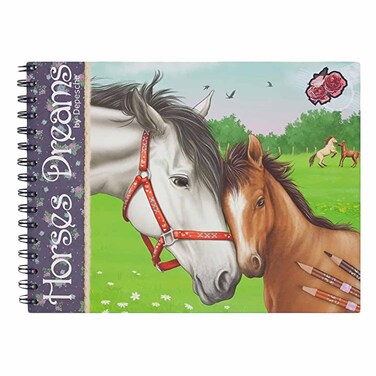 Depesche (007820) Horses Dreams Coloring Book