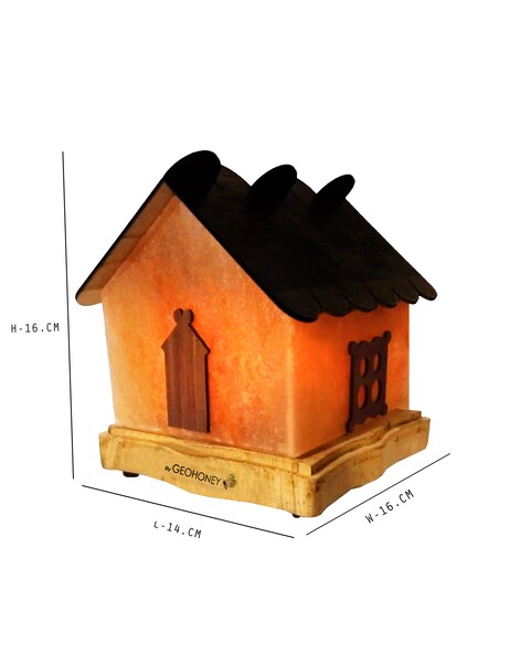 Geohoney Himalayan Salt Lamp - Home Shape