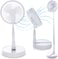 Fitto Table &amp; Stand Fan, Rechargeable Battery, 7200mAh, Quiet, Portable