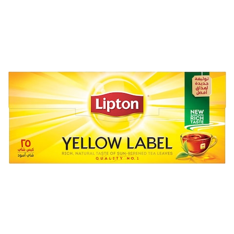 Lipton Yellow Label Teabags, 25 Bags