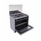 I-Cook Gas Cooker - 90 Cm - 5 Burners - Black - C69SS-GC-511-ICSH-2W-AL