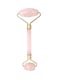 Domika - 2-Piece Anti-Aging Rose Quartz Jade Roller Green/Pink