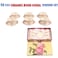 XIANGYU Dinner Set Porcelain Gold, 12pcs tea/coffee set cups/ Saucer. 12pcs for 6 people. New Ceramic Bone China, The rich and colorful designs with real 24K gold.
