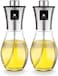 2 pack Oil Sprayer for Cooking, Olive Oil Sprayer Mister, Olive Oil Spray Bottle, Olive Oil Spray Clear Glass Oil Dispenser for Salad, BBQ, Kitchen Baking, Roasting (200ml)