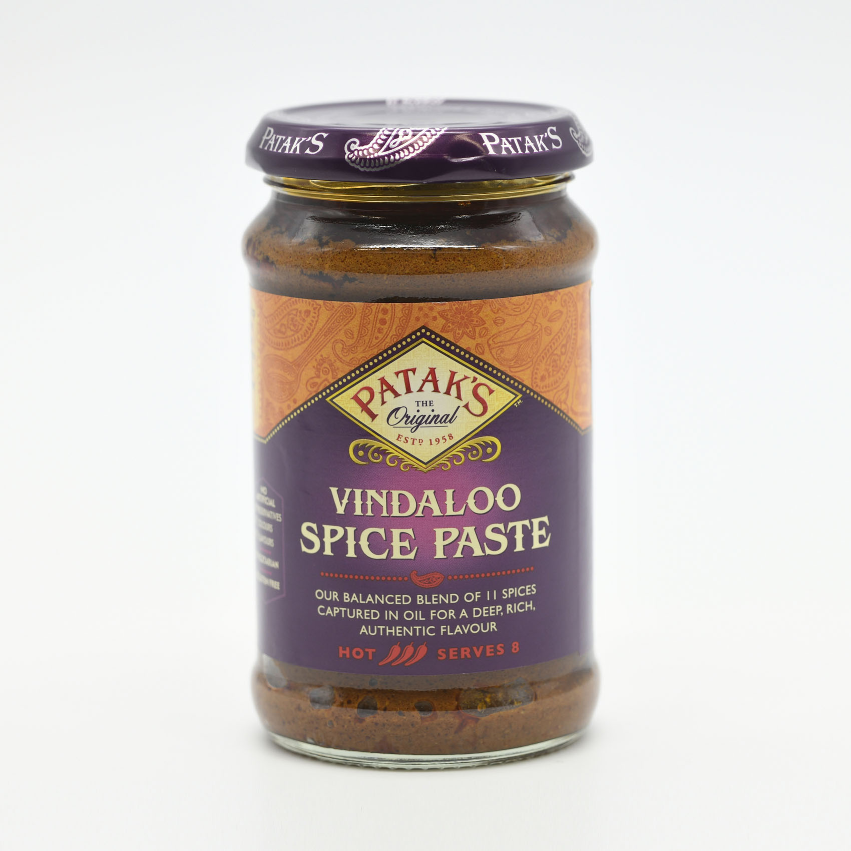 Buy Pataks vindaloo hot spice paste 283 g Online | Carrefour KSA