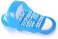 Generic Easy Feet Foot Cleaner Easyfeet Scrubber Brush Massager Clean Bathroom Shower Blue Slippers Spa Treatment