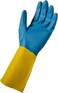 ZALCOON Soft Scrub Neoprene-Coated Household Gloves, 1 Pair  Large