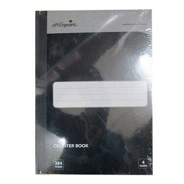 Office Point Counter Book Cb004 A4 4Q