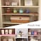 Aiwanto 3 Pack Adjustable Storage Rack Storage Shelf for Kitchen Storage Shelves Storage Rack for Wardrobe(Rand Colour)