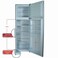 Nobel Double Door Refrigerators Silver R600A Inside Condenser 300 Ltrs Gross Capacity, 275 Ltrs Net Capacity NR300S