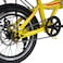 Vego Fold 16 Inch Single Speed Folding Bike, Yellow