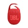 JBL Clip 5 Ultra-Portable Waterproof Speaker - Red
