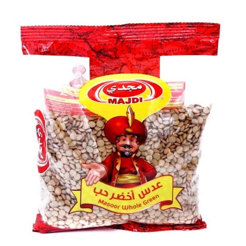 Majdi Masoor Green Whole 450 gr