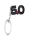 Generic Black Number 5.0 Ring Key Chain