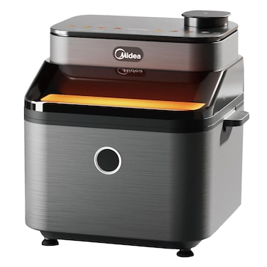 ميديا مقلاة هوائية رقمية كبيرة للغاية سعة 7لتر بقدرة 1500 واط مع فتحة كبيرة شفافة ووظائف قلي مزدوجة و8 وظائف بلوحة رقمية وتقنية التسخين السريع المزدوج (MFCY75A2)