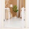 Baby Safe - Metal Safety  LED Gate w/t 45cm Extension - White