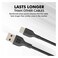 Promate Power Beam Anti-Tangle Data Sync And Charging USB Type-C Cable 25cm Black