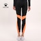 Kelme Women Running  Tight Trousers, Fitness,Yoga Pants (Black/Orange) - Size XS.