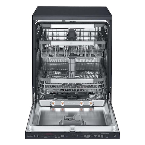 LG QuadWash Steam Dishwasher DFB325HM Matte Black 9.5L