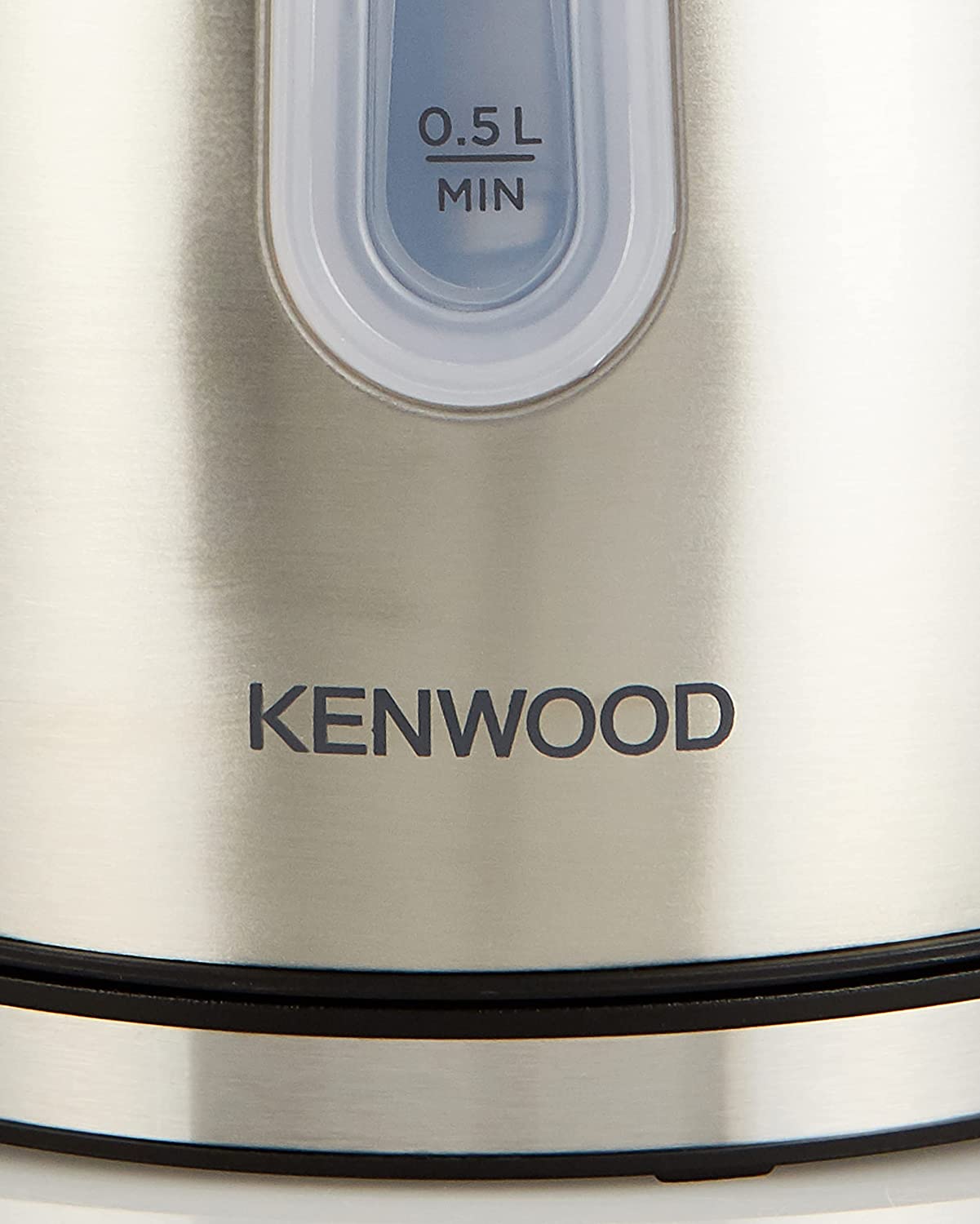 Kenwood Stainless Steel Kettle 1.7L Cordless Electric Kettle 2200W With Auto Shut-Off &amp; Removable Mesh Filter ZJM10.000SS, Silver/Black