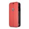 Ferrari - Apple iPhone X Case, Heritage Book Type Case Compatible for iPhone X and support Wireless Charging, Easy Access to All Ports, CG Mobile Officially Licensed- Red