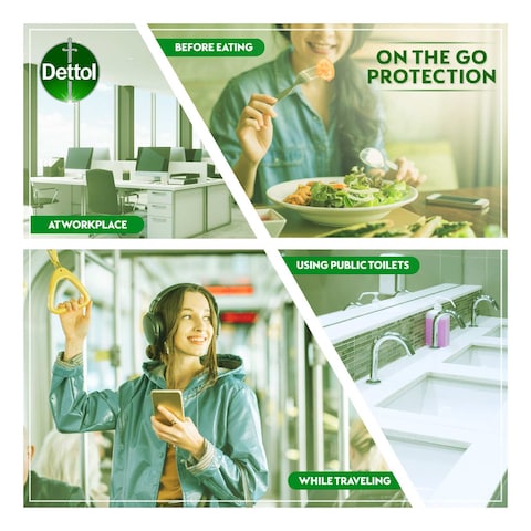 Dettol Original Anti-Bacterial Hand Sanitizer 50ml