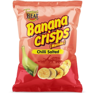 Tropical Heat Chilli Salted Banana Crisps 200G