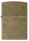Zippo Lighter Model 201Fb-Antique Fnsh/Antq Brass