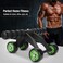 Ab Roller for Abs Workout - 4 Wheel AB Wheel Roller - Workout System - with Knee Protection Pad - Home Gym Workout Exercise Equipment - Abdomen Muscle Training - for Men/Women