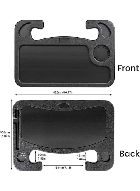 Generic Car Steering Wheel Eating Tray Laptop Desk Black Replacement For Car