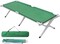 HEXAR Heavy Duty Camping Bed Double Layer Oxford Strong Sleeping Cots with Carry Bag for Adults &amp; Kids Portable Travel Folding Camping Cots for Home Office Outdoor Beach Vacation (GREEN)