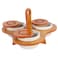 ATL 3Pcs Spice &amp; Breakfast &amp; Jam Set, Wooden Serving Set