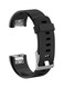 Fitme Silicone Band For Fitbit Charge 2, Black