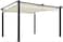 Yulan Outdoor Retractable Pergola Canopy Patio Gazebo Sun Shelter With Iron Frame For Outdoors, Cream White, 2.7X2.7X2.3, Du469-10373