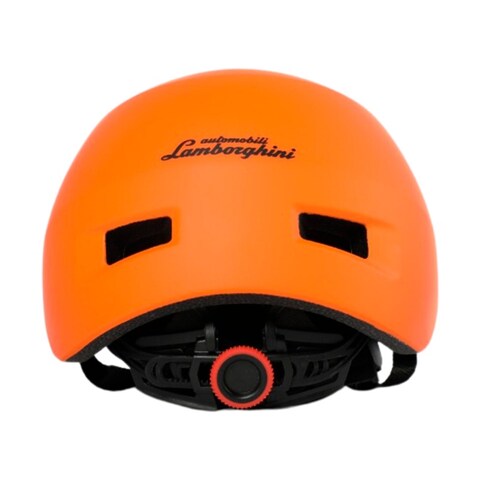 LAMBORGHINI HELMET WITH ADJUSTOR-W GIFT BOX-ORANGE